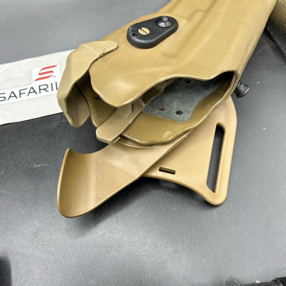 Safariland 6390RDS ALS Coyote RH Duty Holster GLOCK 17 19 LIGHT, 🔴 Red Dot - Image 2 of 4