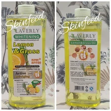 LAVERLY Lemon & Grass Anti Aging & Dark Spot  Body  & Face Corrector Oil 1000ml 
