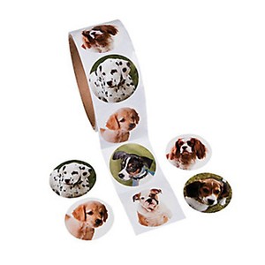 Photo Realistic Dog And Puppy Stickers Pack of 50 
