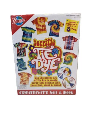 T.S. Shure Terrific Tie Dye Creativity Set and Book New in Box Sealed 2010