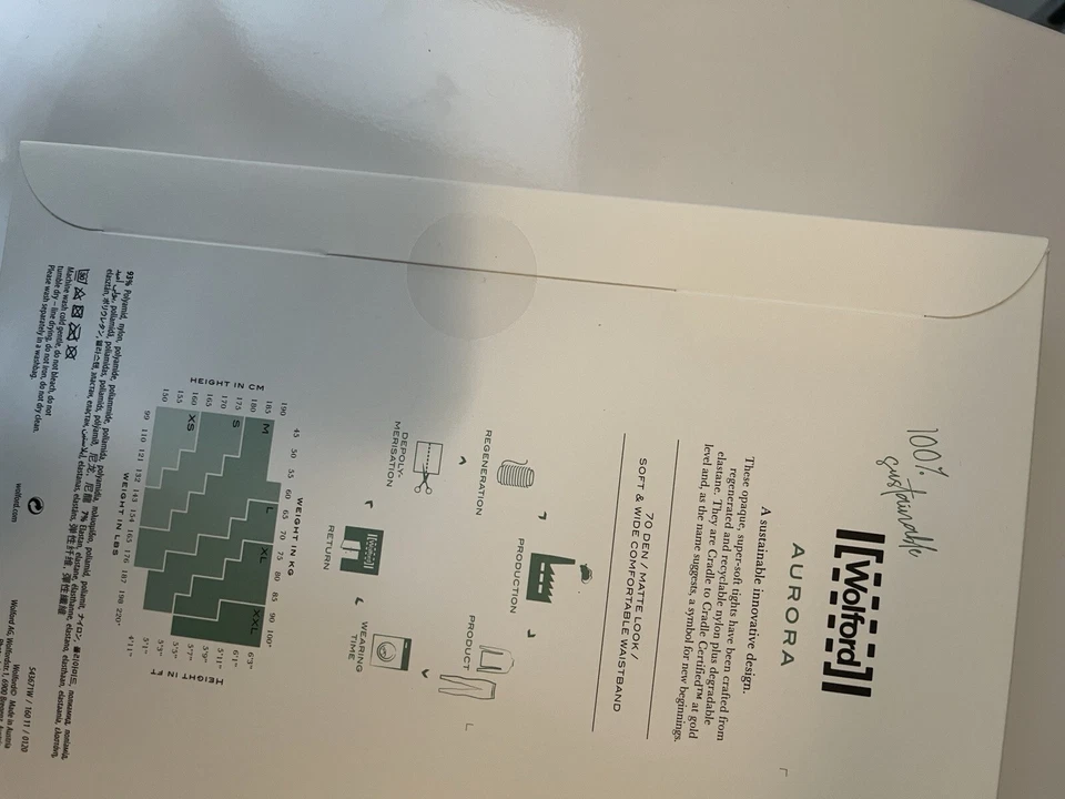 COOL, da NEU & OVP: Wolford AURORA 70 TIGHTS! OPAQUE und SUPERSOFT! Gr. XS Black - Bild 2 von 4