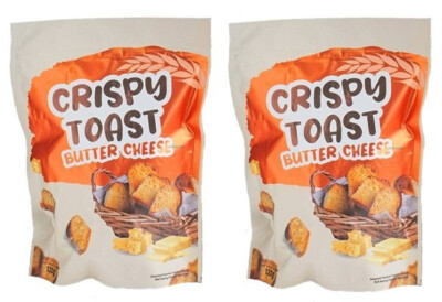 2 TOAST BREAD - CRISPY TOAST BUTTER CHEESE