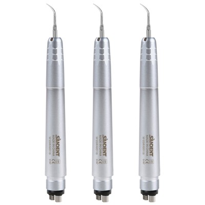 1-3pcs Dental Ultrasonic Air Perio Scaler Handpiece Hygienist 2 & 4-Holes 3 Tips