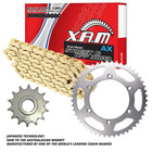 XAM Gold X-Ring Chain & Sprocket Kit for 2008-2013 Kawasaki Ninja EX650C 15/46