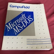 Vintage CompuAdd Microsoft MS-DOS User  s Guide