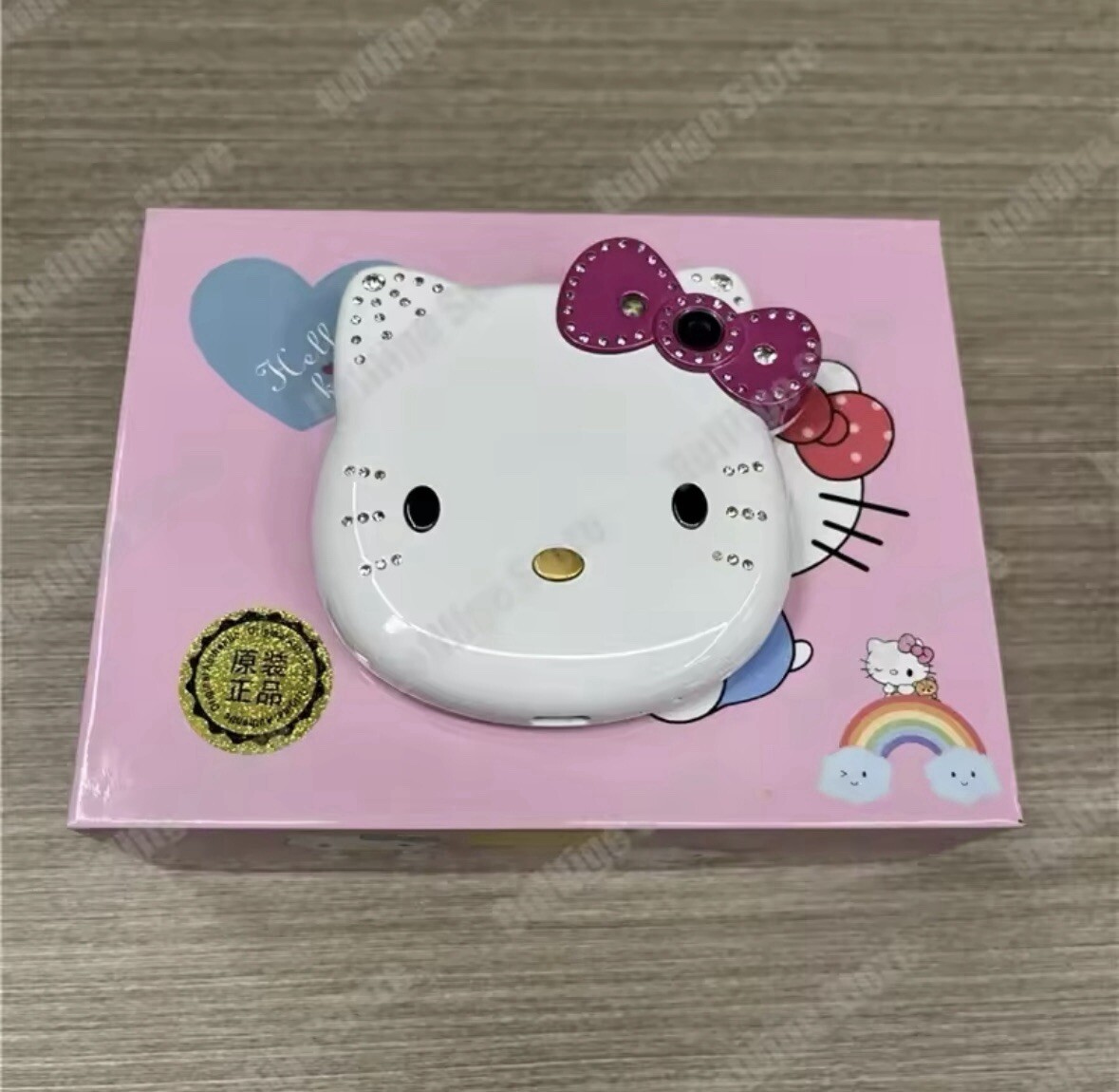 Hello Kitty Flip Phone Sanrio Cute Kawaii Kids Small
