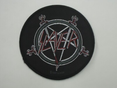 SLAYER THRASH METAL WOVEN PATCH