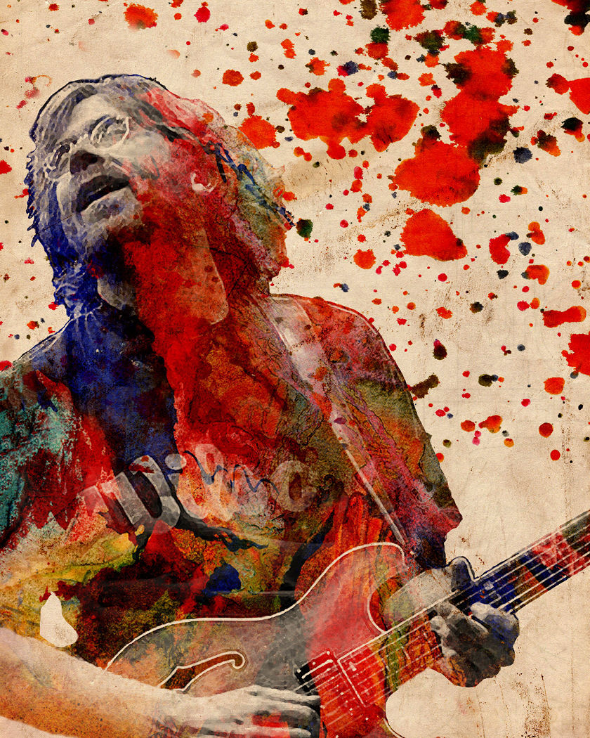 Trey Anastasio Art Print, PHISH Poster, Watercolor Pop Art Trey Anastasio Art Print, PHISH Poster, Watercolor Pop Art