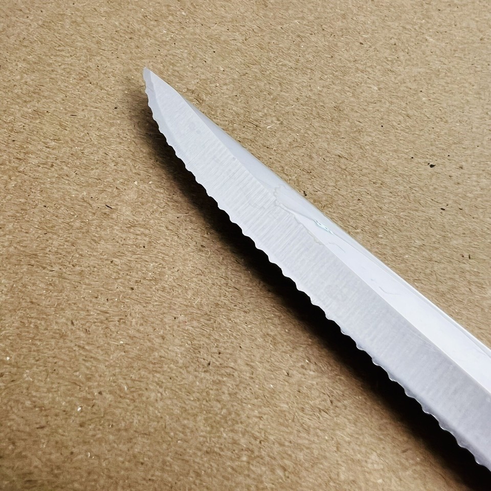 Cutco Serrated Trimmer Knife 1721 KH Pearl White Handle Olean NY Made