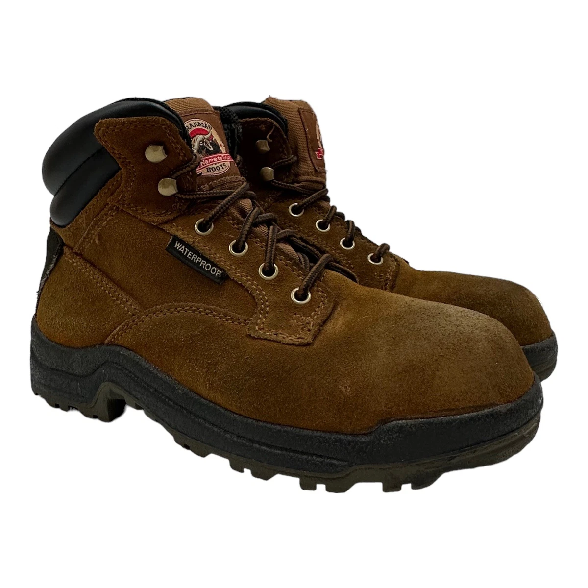Brahma Women s Diane II Leather Waterproof Work Boots Steel Toe