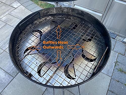 LavaLock FireDial Baffle Plate  for 26 inch Kettle