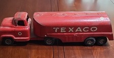 Vintage Buddy L Red Texaco Fuel Tanker Toy Ford 380 Truck 50's USA 23