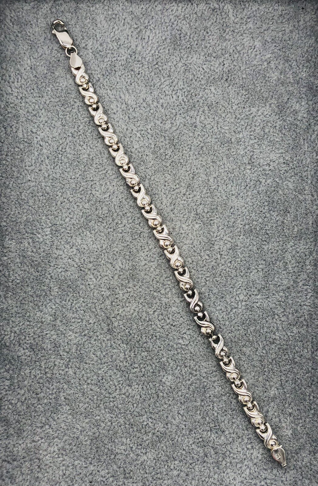 925 Pulsera Plata, 19,3 CM Mujer, Estado Perfecto