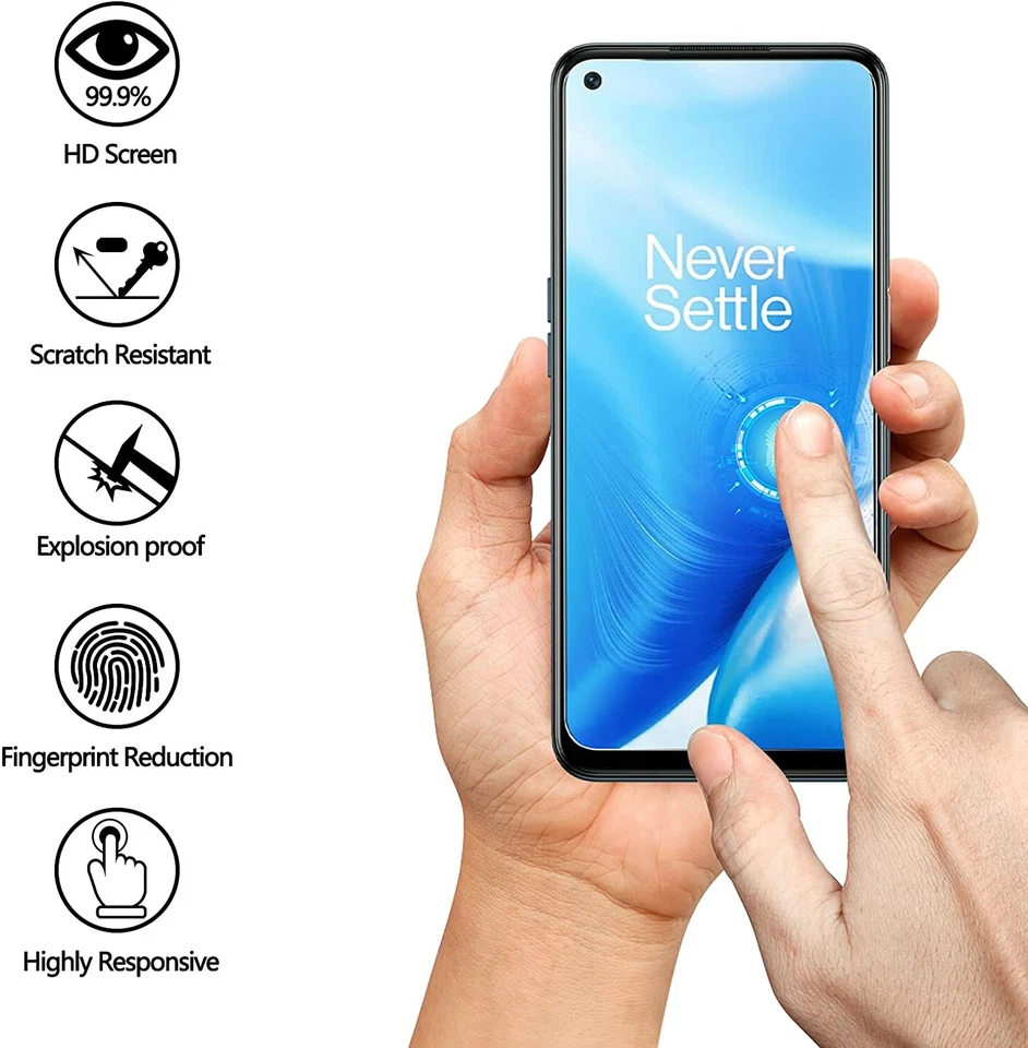 3-Pack Tempered Glass Screen Protector for OnePlus Nord N10 5G / Nord N100 - Image 3 of 4