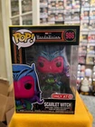 Funko Pop! Scarlet Witch #986 Blacklight WandaVision Marvel Target Exclusive