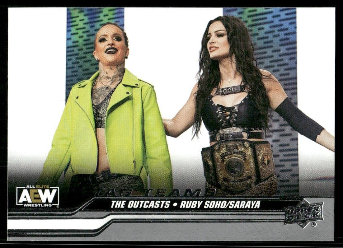 2024 Upper Deck AEW #84 The Outcasts wrestling card