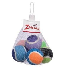 Zanies Mini Tennis Balls for Dogs, 6-Packs