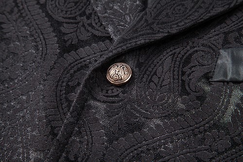 New Medieval Floral Retro Vest Sleeveless Printing Single Breasted Formal Vests - Picture 17 of 27