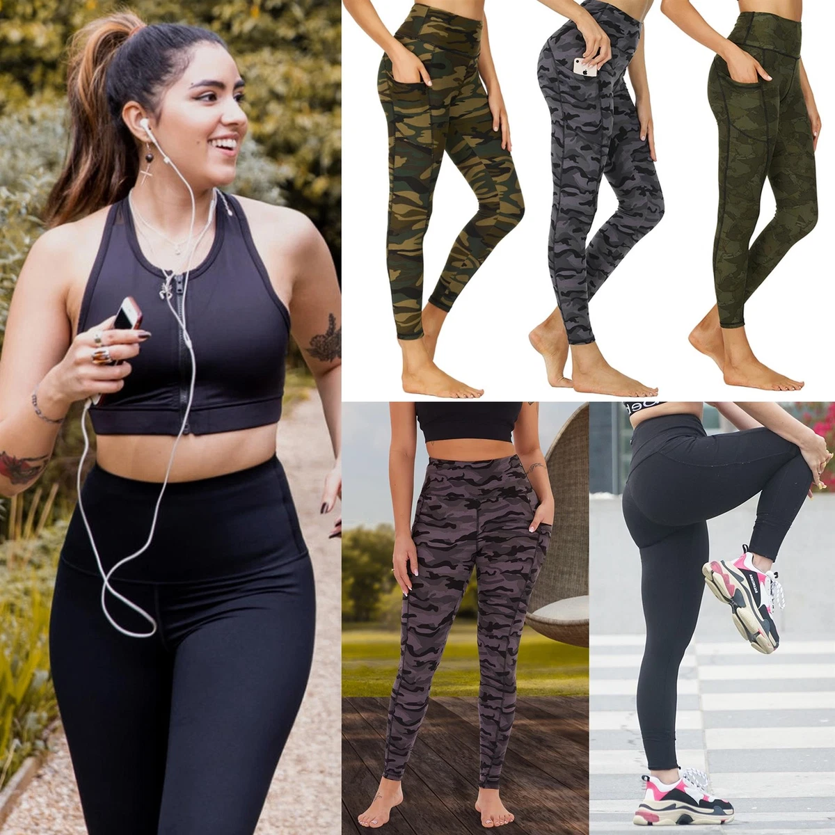 ALONG FIT Non-See-Through Capri Leggings for Women with Phone Pockets, High  Waisted Buttery Soft Yoga Pants : : Clothing, Shoes & Accessories