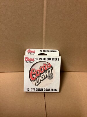 Coors Light Coasters, Pack of 12