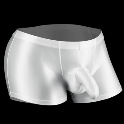 Herren Satin Glitzer High Stretch Unterwäsch Pouch Boxershorts Briefs Underpants