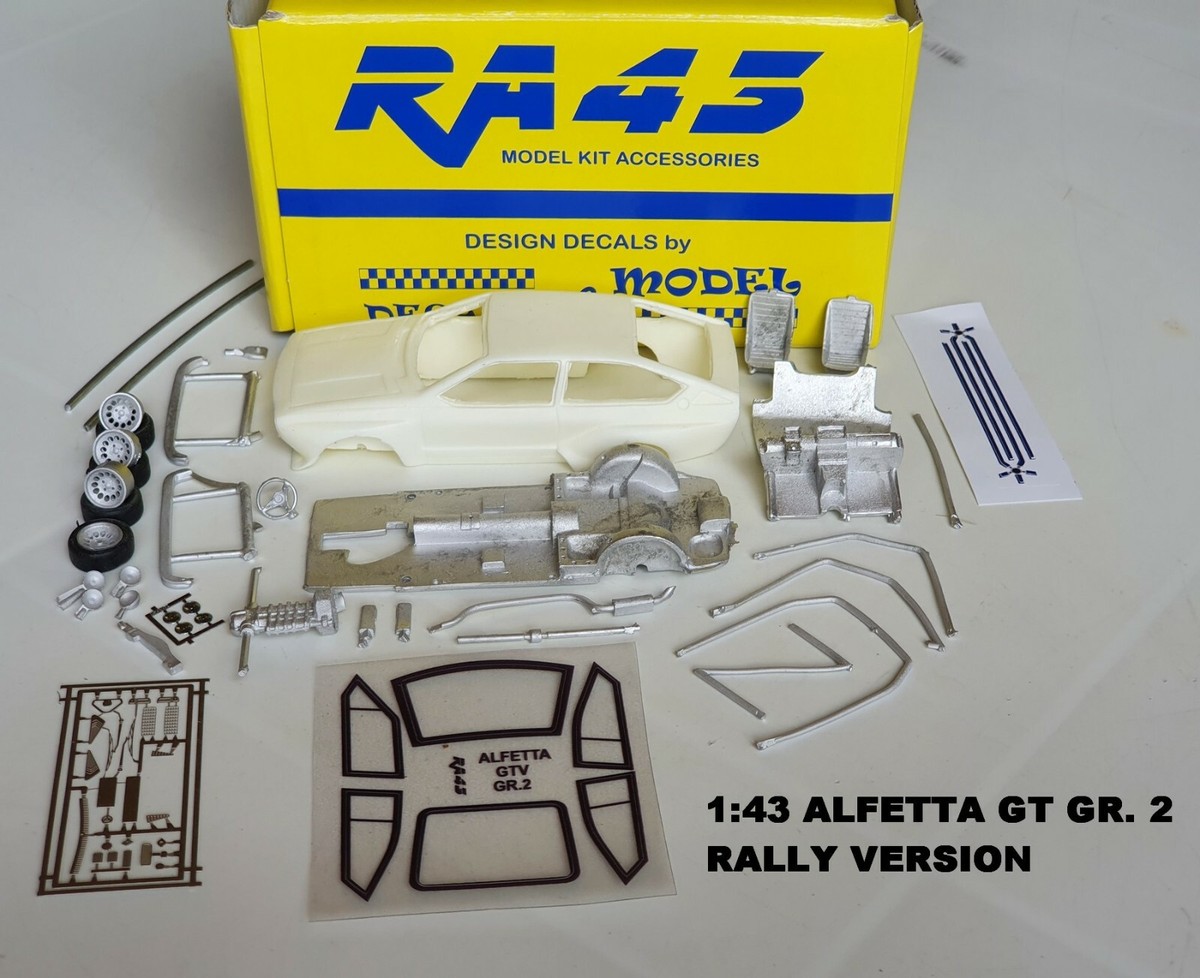 1/43 Alfa Romeo Alfetta GT Rally version KIT