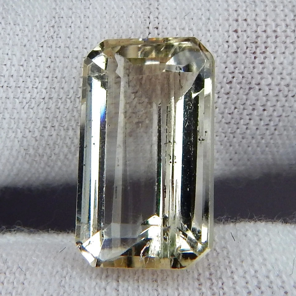 8.7ct Scapolite Rutiles RARE Negative Crystal Natural Mined Unheated Emerald Cut - Image 4 of 4