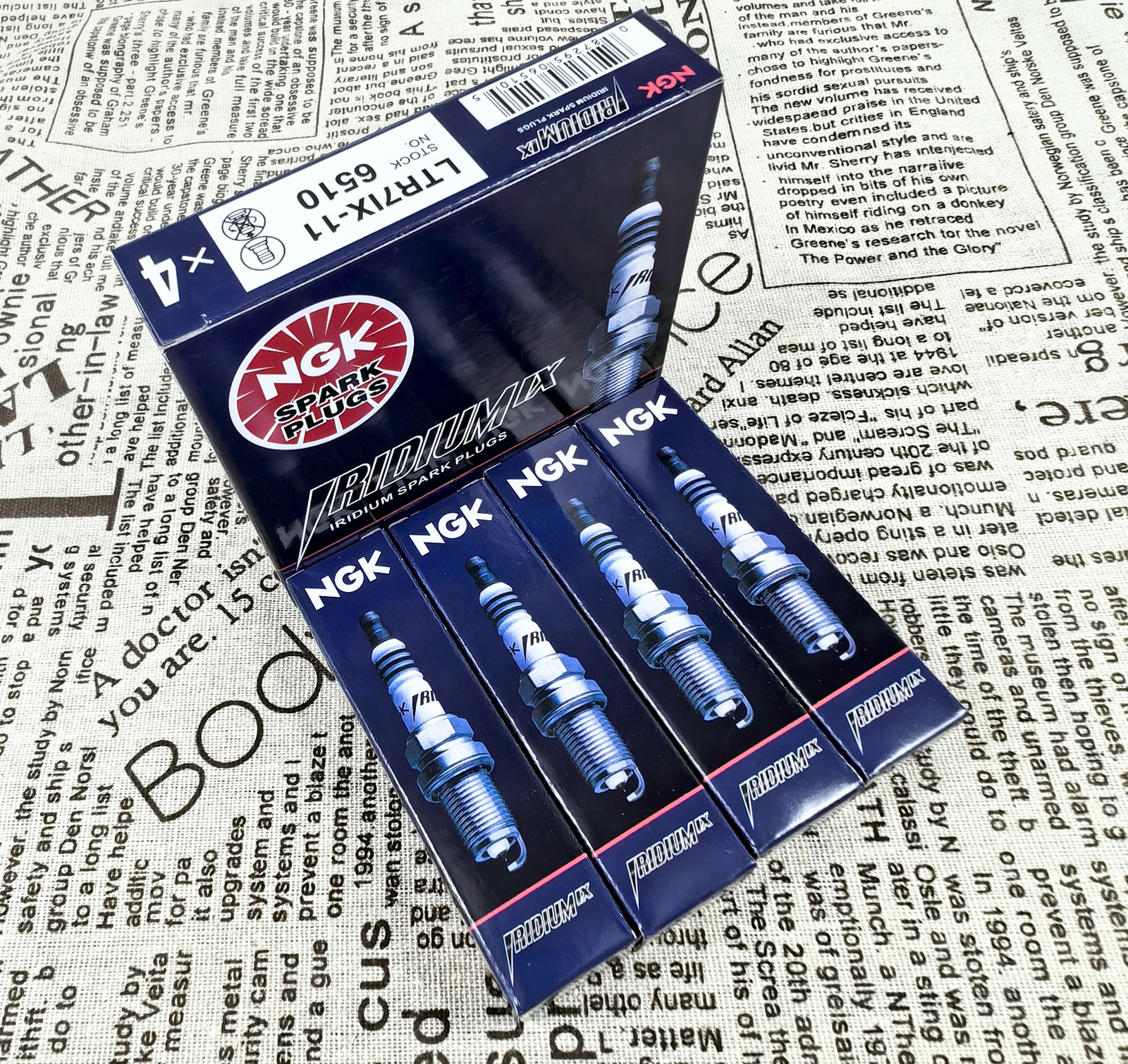 Set Of 8 Genuine NGK 6510 LTR7IX-11 Iridium IX Spark Plugs - Foto 7