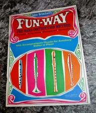 JOHN BRIMHALL'S FUN-WAY PRE-BAND INSTRUCTION METHOD ;FLUTE,TONETTE,RECORDER +