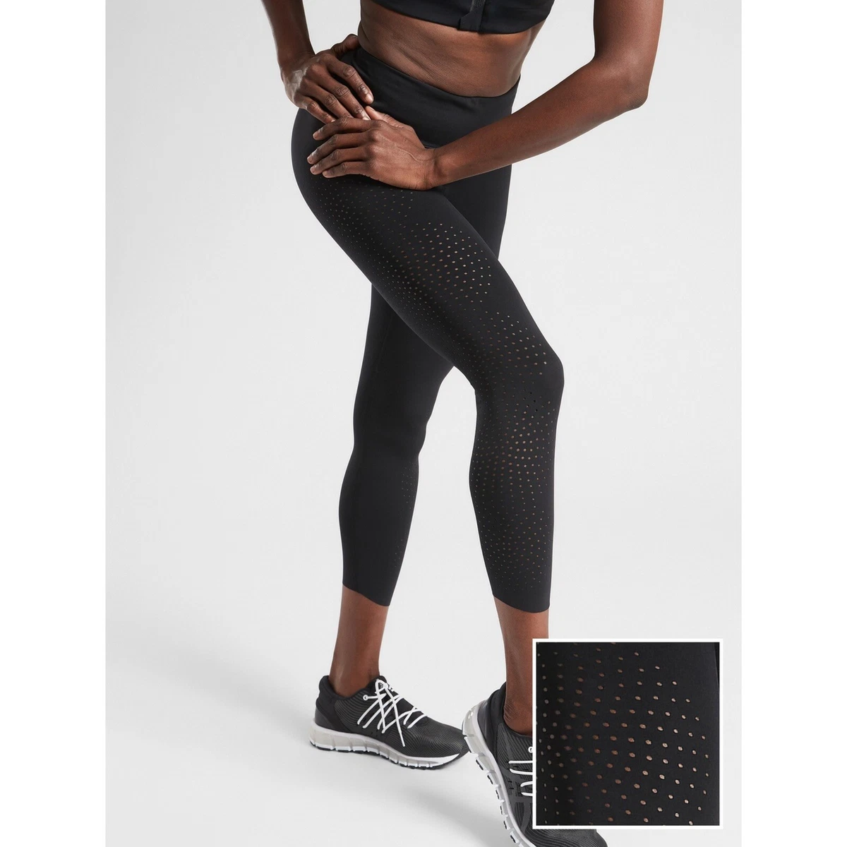 Athleta laser cut leggings cheap