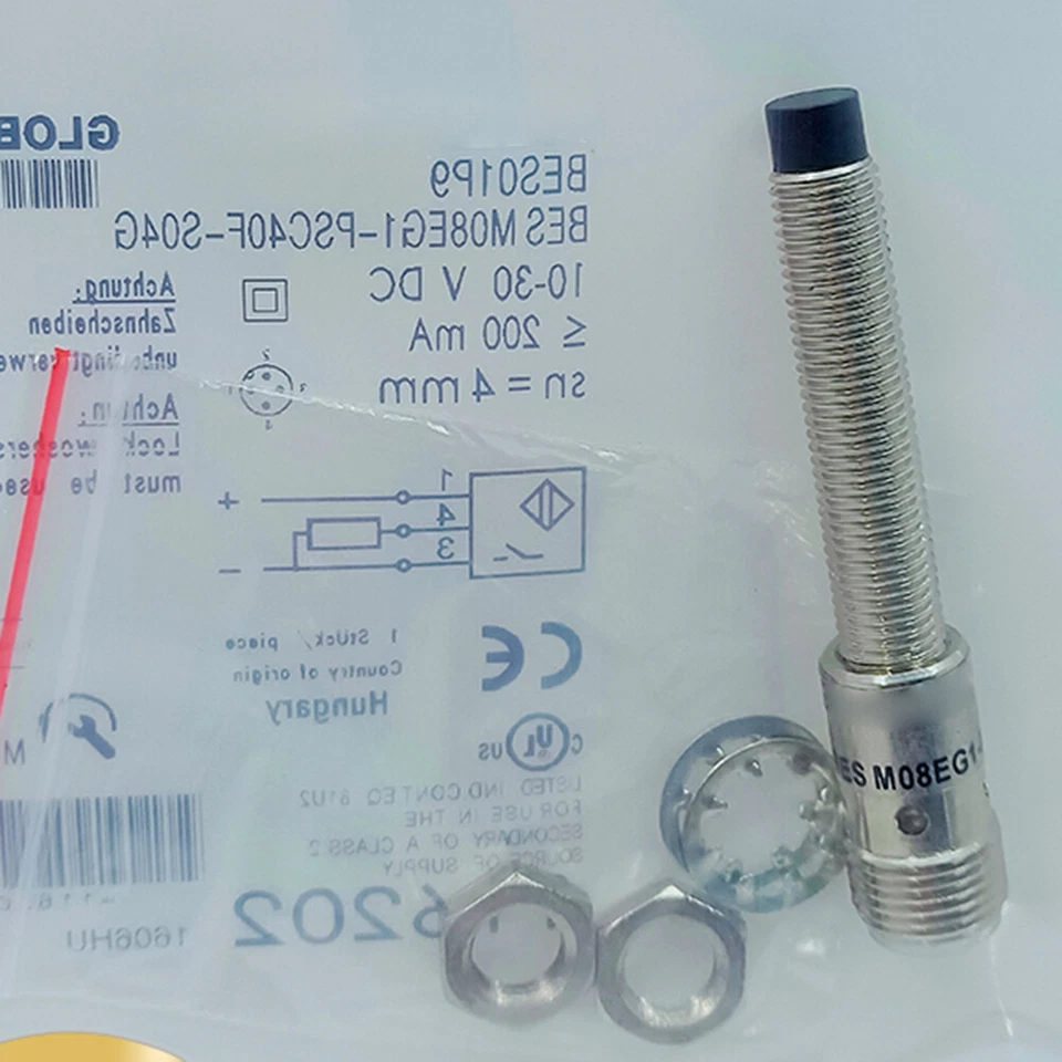 Plug-in PNP Sensor Proximity Switch for Balluff BES M08EG1-PSC40F-S04G - Image 2 of 2