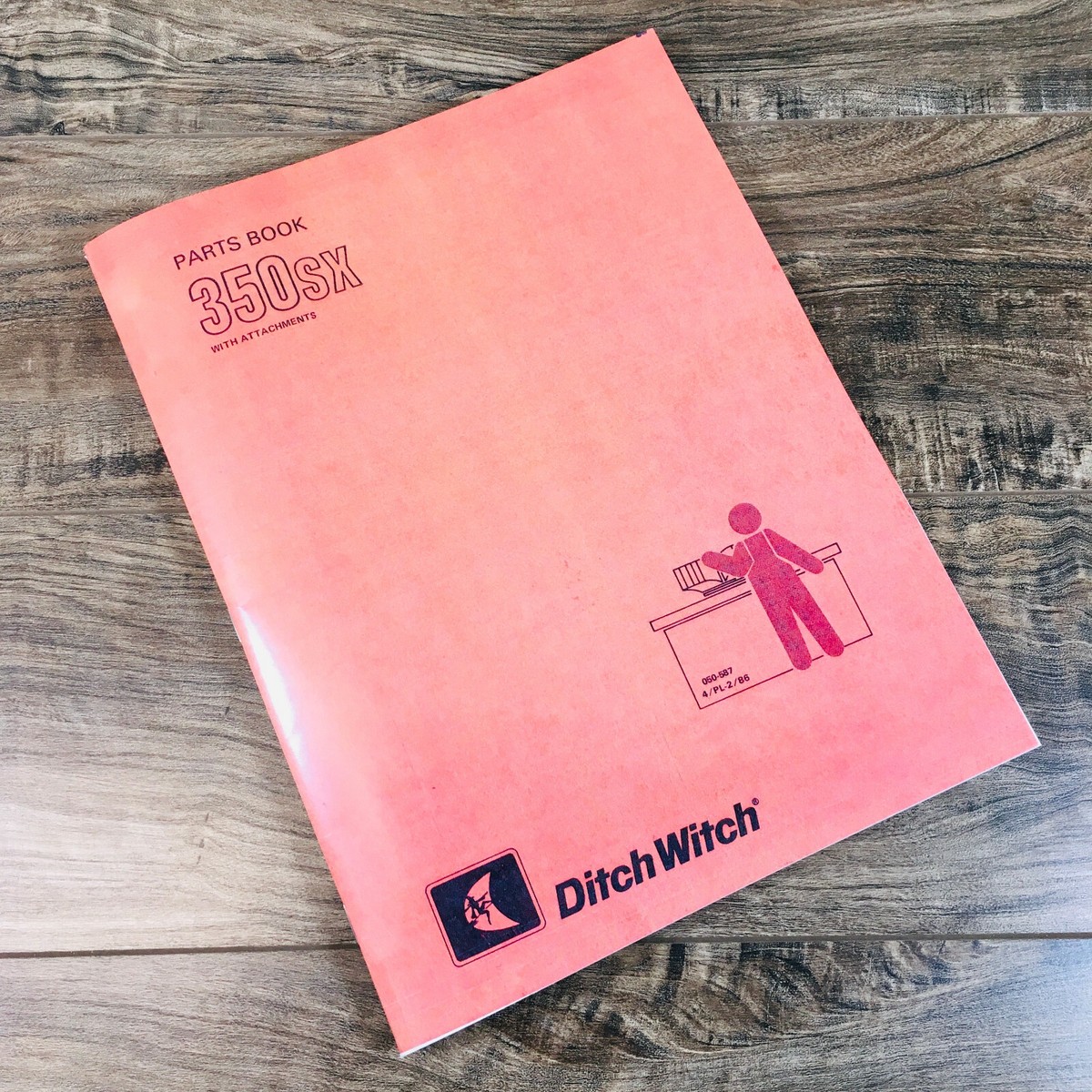 Ditch Witch 350Sx Tractor Trencher Plow Parts Manual Catalog