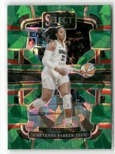 2024 Panini Select WNBA #62 Cheyenne Parker-Tyus Prizms Green Ice