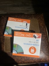 NEW Memorex 5PK Secure DVD-R Password Protected Encryption 16x 4.6GB AES 256