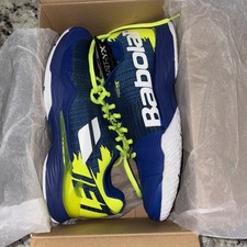 Babolat Jet Mach 1 Tennis Men  s All-Court Blue /Fluo Aero US 9 NEW IN BOX