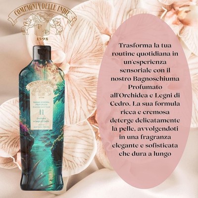Duftbad COMPAGNIA DELLE INDIE Orchidee und Zedernhölzer 11 500ml