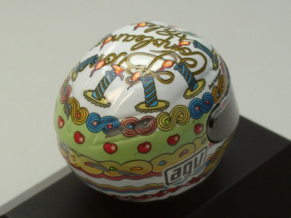 Minichamps AGV Helm, Valentino Rossi, 2008 - 398 080026 - 1:8 - Bild 4 von 4