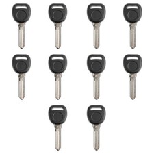 Lot 10 For New Transponder Ignition Chip Car Keyless Key Uncut Blade Circle Plus Lot 10 For New Transponder Ignition Chip Car Keyless Key Uncut Blade Circle Plus
