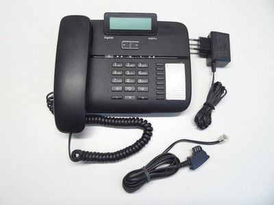 Gigaset DA810A schwarz analog mit Anrufbeantworter