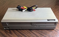 Emerson EWD2004 VCR DVD Combo VHS Player 4 Head Tested Working Serviced