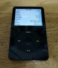 Apple iPod Classic 5th Generation A1136 30GB Black Portable MP3 Player Read