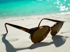 Excellent POUILLOUX Vuarnet France Ref 008 Tortoiseshell Sunglasses, 135 mm