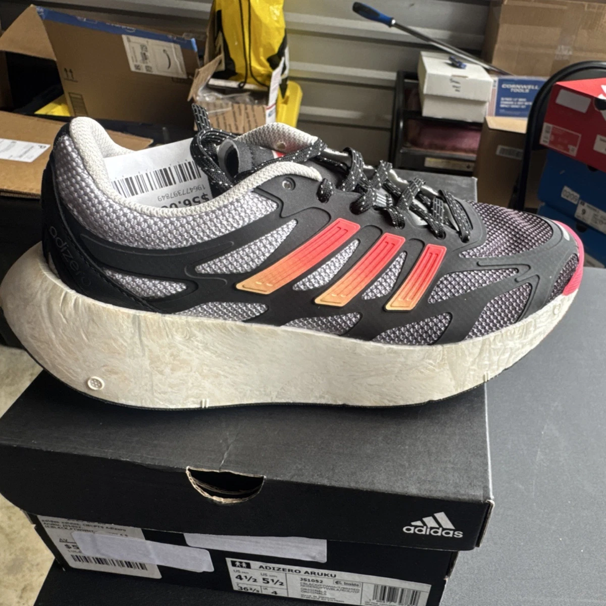 Concepts x adidas Men\'s Size 8 EUC Adizero Aruku Walk Don\'t Run Black Sneakers $_57.PNG?set_id=880000500F main image 2