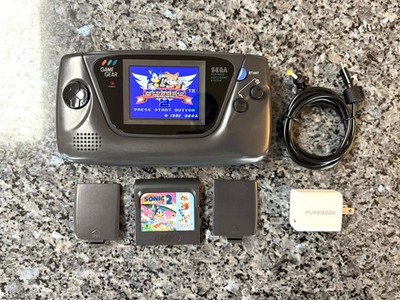Sega Game Gear - Works, Recapped, New LCD Screen, Clean Shell, USB-C Setup +more