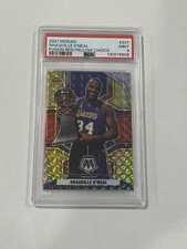 2021-22 Panini Mosaic - Finals MVPs Shaquille O'Neal #297 Choice Fusion Red &...