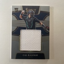 2022 Panini Select RC Jumbo Patch Cal Raleigh RJS-CR Nr. Mt.-Mt Ungraded. Used. 