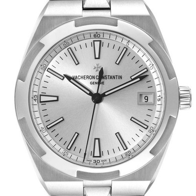 Vacheron Constantin Overseas Silver Dial Steel Mens Watch 4500V Unworn