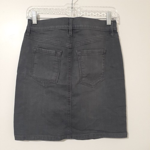 Gonna donna Ann Taylor LOFT grigia denim a matita taglia 27/4 cotone elasticizzato - Foto 2 di 5