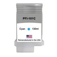 Replacement Ink Cartridge Compatible with Canon PFI  101 130mL Variation  USA