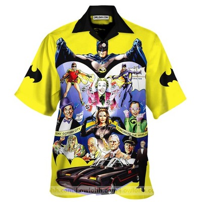Batman Characters Unisex Hawaiian Shirt